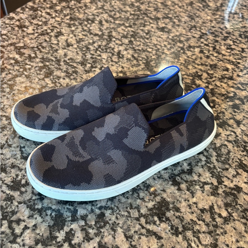Rothy’s Original Slip On Sneakers Size 8.5 Camo